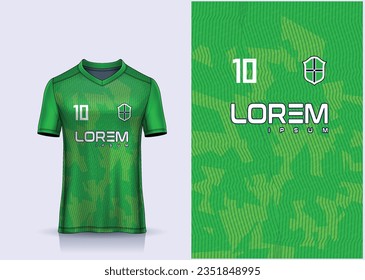 Vector soccer jersey design for sublimation