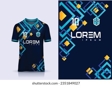 Vector soccer jersey design for sublimation