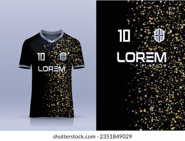 Vector soccer jersey design for sublimation