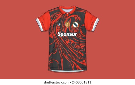 vector soccer jersey design for sublimation, sport t shirt design