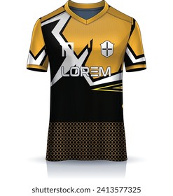 vector soccer jersey design for sublimation, sport t shirt design