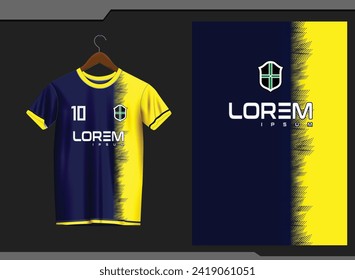 vector soccer jersey design for sublimation, sport t shirt design