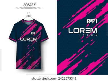 Vector soccer jersey design for sublimation, sport t shirt design