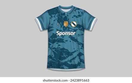 Vector soccer jersey design for sublimation, sport t shirt design