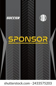 Vector soccer jersey design for sublimation high quality