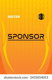 Vector soccer jersey design for sublimation highquality