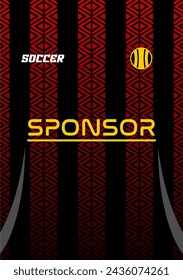 Diseño de camiseta de fútbol vectorial para sublimación de alta calidad