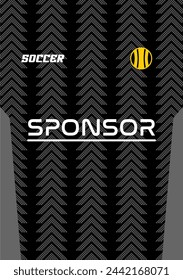 Vector soccer jersey design for sublimation highquality