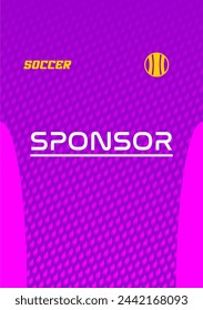 Diseño de camiseta de fútbol vectorial para sublimación de alta calidad