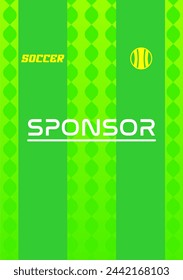 Vector soccer jersey design for sublimation highquality