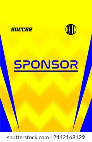 Vektor-Fußball-Jersey-Design für Sublimation hohe Qualität
