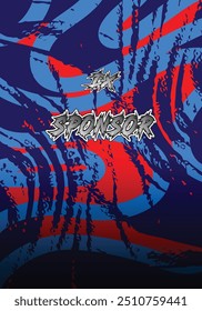 Vektor Fußball Jersey Design für Sublimation
