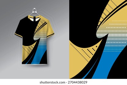 Diseño de Jersey de fútbol de Vector para sublimación Diseño de camiseta deportiva para Jersey
