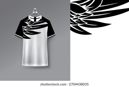 Diseño de Jersey de fútbol de Vector para sublimación Diseño de camiseta deportiva para Jersey