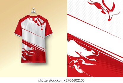 Vector soccer jersey design for sublimation sport t shirt design