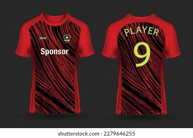 vector soccer jersey template sport t shirt design