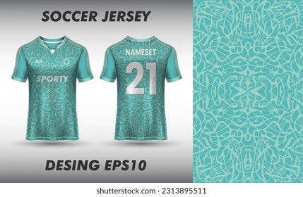 Vector soccer jersey template sport t shirt design and sublimation design