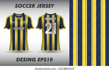 Vector soccer jersey template sport t shirt design and sublimation design