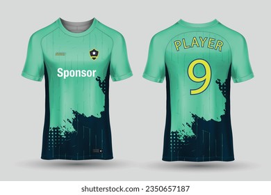 vector soccer jersey template sport t shirt design