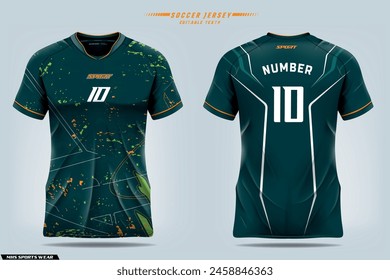 vector soccer jersey template sport t shirt design