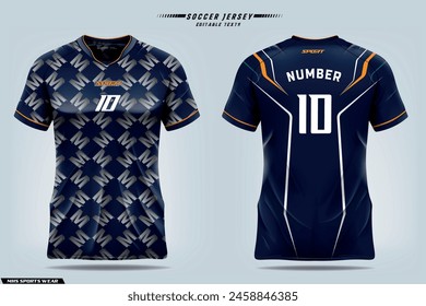 Vektorgrafik Fußballtrikot Vorlage Sport T-Shirt Design