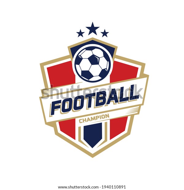 Vector Soccer Logo Football Club Sign Stock Vector (Royalty Free ...