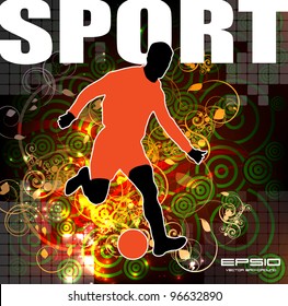 Vector Soccer Player