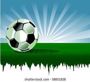 Vector Soccer player design / Football Background / Vector sport design;