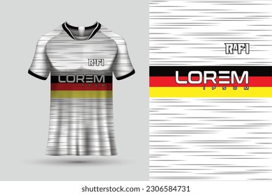 concepto de uniforme de fútbol vectorial JERSEY