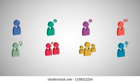 Vector social icons
