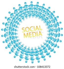 vector social media icon. vector illustration of social media.