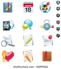 Vector social media icon set. Part 2