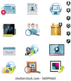 Vector social media icon set. Part 3