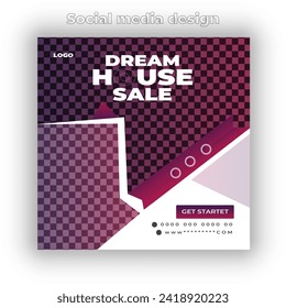 Social Media-Post und kreative Design-Banner-Vorlage.