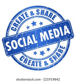 Vector social media symbol