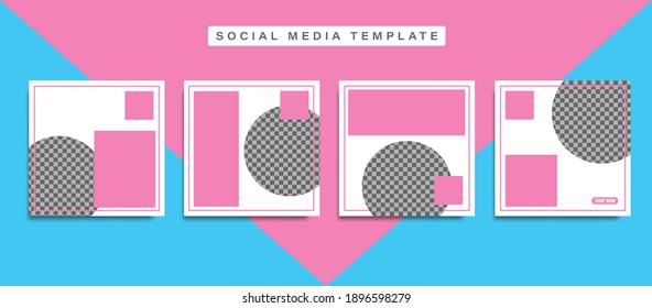 Vector Social Media Template Editable For Your Business, Marketing, Advertising, Stories, and etc.