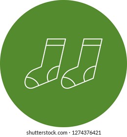 vector socks icon
