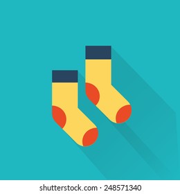 vector socks icon 