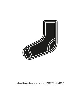 vector socks illustration isolated, fashion clothing symbol