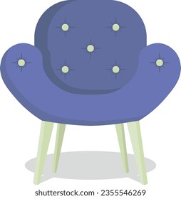 vector, sofa, furniture, design, interior, illustration, house, object, pillow, bed, home