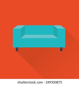 Vector sofa icon