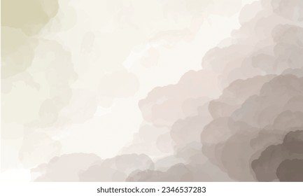 Vector soft brown abstract watercolor background, perfect for office, company, school, social media, advertising, printing and more