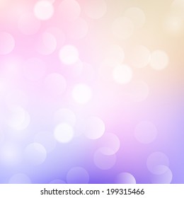 Vector Soft colored abstract background for design