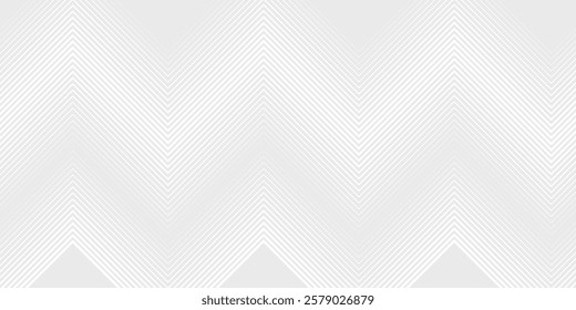 Vector soft convex wall panels, in white leather of herringbone shape with high quality simple modern