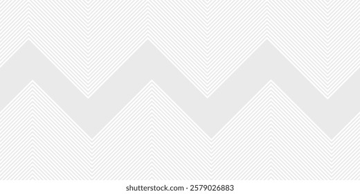 Vector soft convex wall panels, in white leather of herringbone shape with high quality simple