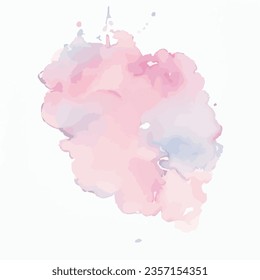 Vektorgrafik Weiche Aquarellfarben, Farbfleck auf Hintergrund