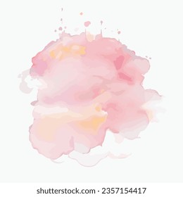 Vektorgrafik Weiche Aquarellfarben, Farbfleck auf Hintergrund