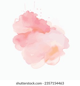 Vektorgrafik Weiche Aquarellfarben, Farbfleck auf Hintergrund