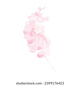 Fondo de mancha de manchas de color de agua suave vectorial