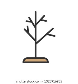 Vector Soil Plant Icon